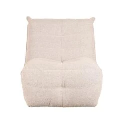 LABEL51 Fauteuil Take It Easy - Naturel - Boucle -Leen Bakker Fauteuils a18a3fc52366489fba272001442e1ca9