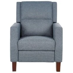 EGERSUND - TV-fauteuil - Blauw - Fluweel -Leen Bakker Fauteuils a303e2f48b6148198dee9020ce44acaa