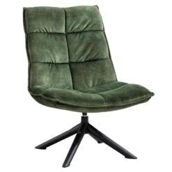 Fauteuil Lucas - Velvet Mosgroen -Leen Bakker Fauteuils a34989098b72445ea79b6c373b963d98