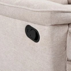 EVERTON - Relaxfauteuil - Beige - Polyester -Leen Bakker Fauteuils a44c10f9cbfc461ba8fcc935e573b256