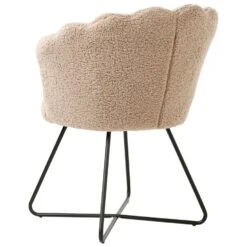 LOVELOCK - Fauteuil - Beige- Bouclé -Leen Bakker Fauteuils a50ffba9ad2049278a935356329aba9e