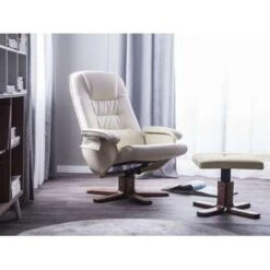 Beliani Massagestoel RELAXPRO - Beige Kunstleer 6 Beliani Massagestoel RELAXPRO - Beige Kunstleer -Leen Bakker Fauteuils a671a964b72549fb8cf2a782cd46408d