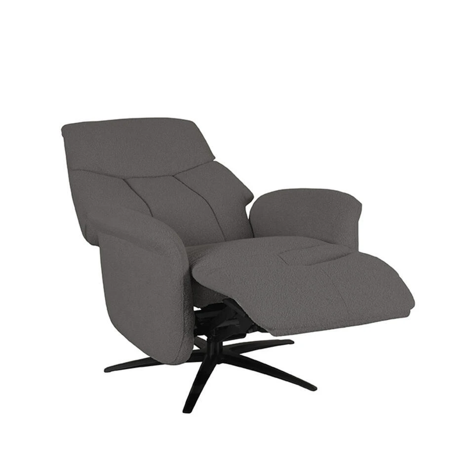 LABEL51 Fauteuil Oslo - Antraciet - Cosmo - Elektrisch - 87x79x112 Cm 2 LABEL51 Fauteuil Oslo - Antraciet - Cosmo - Elektrisch - 87x79x112 Cm - Afbeelding 2