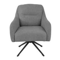 Fauteuil Draaibaar - Stof Taupe - 75x70x85cm - Matthias 9 Fauteuil Draaibaar - Stof Taupe - 75x70x85cm - Matthias -Leen Bakker Fauteuils a7937966829a40b790e1f0f87a754961