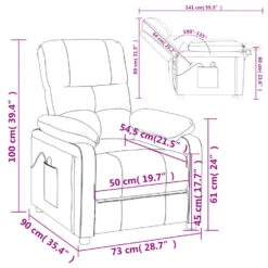 VidaXL - Fauteuil - Rood - Stof -Leen Bakker Fauteuils aa8046b6a93d46bf9bf5739874fc44b0