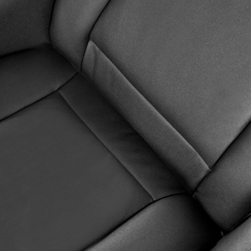 APATE - Relaxfauteuil Met Voetenbank - Zwart - Veganistisch Leer 10 APATE - Relaxfauteuil Met Voetenbank - Zwart - Veganistisch Leer - Afbeelding 10