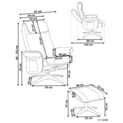 GERAS - Relaxfauteuil Met Voetenbank - Beige - Bouclé -Leen Bakker Fauteuils af50a77c06cf4bba8edaa7bda60f2edb