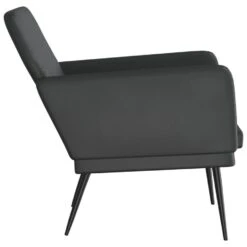 VidaXL Fauteuil 61x78x80 Cm Kunstleer Zwart -Leen Bakker Fauteuils b163176ecf5d4a69822e2d60a7b042d0