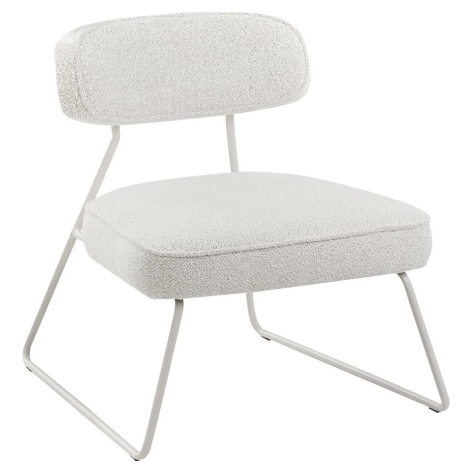 FROVI - Set Van 2 Fauteuils - Gebroken Wit - Polyester 6 FROVI - Set Van 2 Fauteuils - Gebroken Wit - Polyester - Afbeelding 6