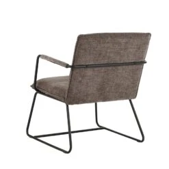 Fauteuil Hailey Grijs Chenille - Stof - Grijs -Leen Bakker Fauteuils b2234929f369419c87639f6c84ae7b7d