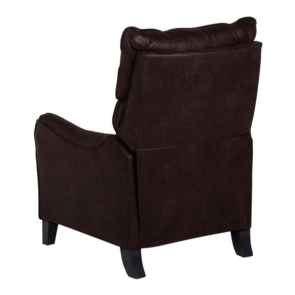 ROYSTON - TV-fauteuil - Bruin - Kunstleer 6 ROYSTON - TV-fauteuil - Bruin - Kunstleer - Afbeelding 6