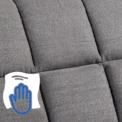 CLP Fauteuil Andover Zwart Frame - Stof - Grijs -Leen Bakker Fauteuils b4cff5aaa2d44263b2cf732774dfbb6e