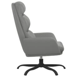 VidaXL Relaxstoel Kunstleer Grijs 7 VidaXL Relaxstoel Kunstleer Grijs -Leen Bakker Fauteuils b4ea71d1c7b649e9ac8c52d9ca3eda82