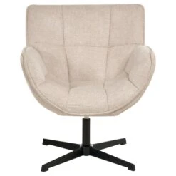 AUMA - Fauteuil - Beige - Polyester 15 AUMA - Fauteuil - Beige - Polyester -Leen Bakker Fauteuils b55f3f701f3443d389e6a52a0de25c93