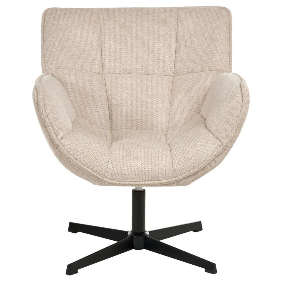 AUMA - Fauteuil - Beige - Polyester 6 AUMA - Fauteuil - Beige - Polyester - Afbeelding 6