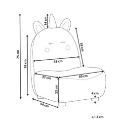LULEA - Kinderstoel - Roze - Nepbont 12 LULEA - Kinderstoel - Roze - Nepbont -Leen Bakker Fauteuils b647521419e44588a161083539ef9d0c 1