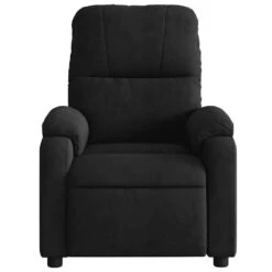 VidaXL - Massagestoel - Zwart - Microvezel -Leen Bakker Fauteuils b97da9d55bb54636b4eb841af1ebbc3e