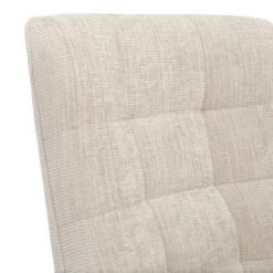 Fauteuil Stof Beige - Draaibaar - Zitdiepte 53cm - 53x53x99cm -Leen Bakker Fauteuils b98fc4fc26e54d8a9c3b20c151044e2a