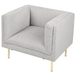 MOEN - Fauteuil - Grijs - Stof -Leen Bakker Fauteuils be9676fcc77d417caff4ab2452e1c032