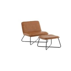 Svea - Selo Fauteuil Met Voetenbank - Lederlook - Cognac 9 Svea - Selo Fauteuil Met Voetenbank - Lederlook - Cognac -Leen Bakker Fauteuils bef67f1895d84dff93a76465228fc8ee