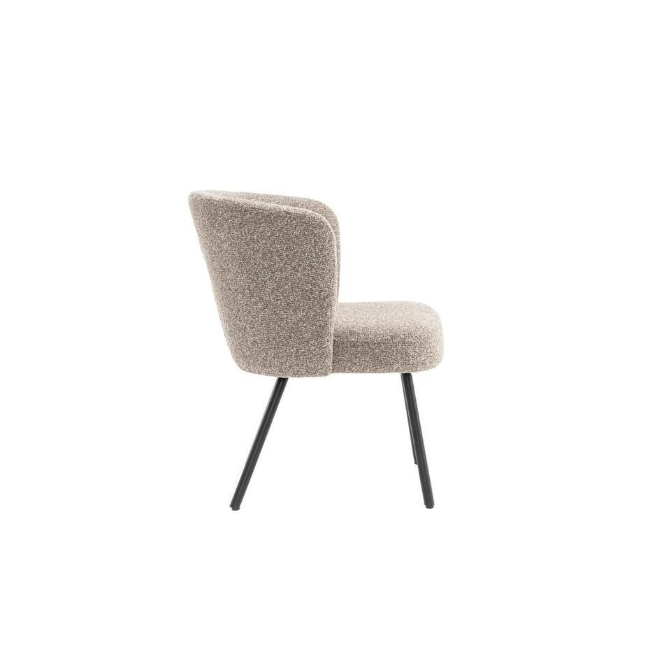 Fauteuil Cindy Taupe Stof 3 Fauteuil Cindy Taupe Stof - Afbeelding 3