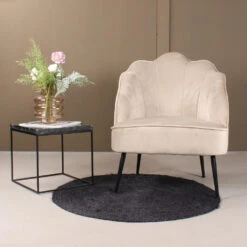 DS4U - Lindsey Fauteuil - Champagne -Leen Bakker Fauteuils c050551048f34b5989db8b20ec1bfcf4