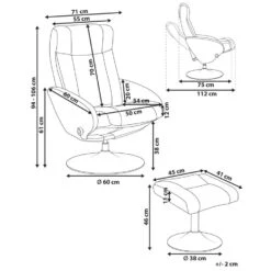 APATE - Relaxfauteuil Met Voetenbank - Zwart - Veganistisch Leer 13 APATE - Relaxfauteuil Met Voetenbank - Zwart - Veganistisch Leer -Leen Bakker Fauteuils c0c3436e29dc4a6a8201ecc2c9b1694a