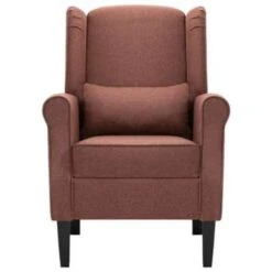 VidaXL Fauteuil Stof Bruin 7 VidaXL Fauteuil Stof Bruin -Leen Bakker Fauteuils c14fabfeb0ba4e9db4317ff278c41c36
