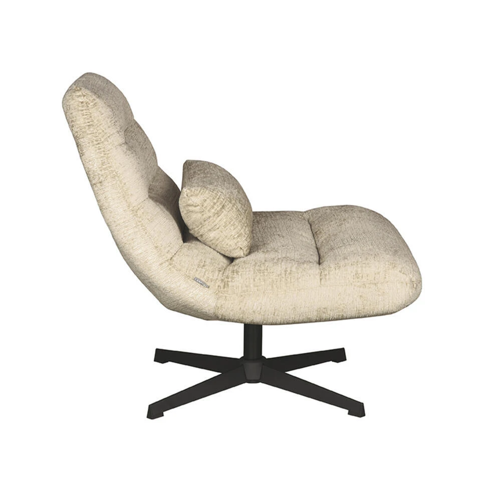 LABEL51 Fauteuil Nox - Beige - Elegance - 62 X 77cm 4 LABEL51 Fauteuil Nox - Beige - Elegance - 62 X 77cm - Afbeelding 4