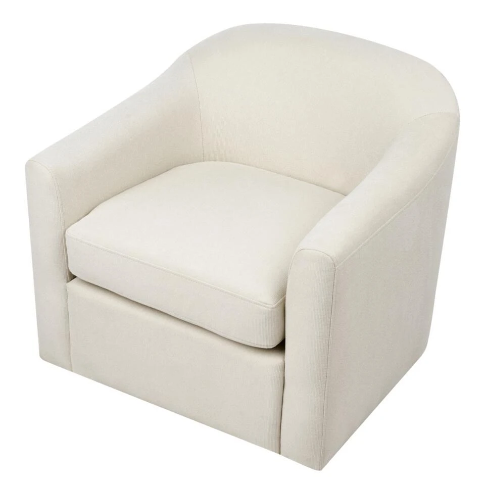 MAGNOR - Fauteuil - Lichtbeige - Polyester 4 MAGNOR - Fauteuil - Lichtbeige - Polyester - Afbeelding 4