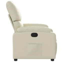 VidaXL - Fauteuil - Crème - Kunstleer -Leen Bakker Fauteuils c5bc09ea82bc49e9a1e08755b22320cc
