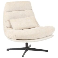 TOVIK - Fauteuil - Beige - Stof -Leen Bakker Fauteuils c5be28deaa1b4391800f782228a562fb