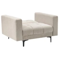 ALNES - Fauteuil - Beige - Polyester -Leen Bakker Fauteuils c68646cacec04a08995ff711d064dedd