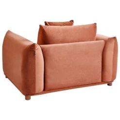 LUVOS - Fauteuil - Goudbruin - Fluweel -Leen Bakker Fauteuils c7f5d959d0ab4480bc6efa4122258b5d