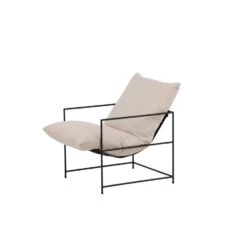 Svea - Mera Fauteuil - Linnen - Beige -Leen Bakker Fauteuils c92809863e7f40ecb0ee95cd31d9f8df
