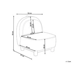 FABORG - Kinderstoel - Blauw - Polyester 12 FABORG - Kinderstoel - Blauw - Polyester -Leen Bakker Fauteuils c9940671d7104f36ba17df3419bd9e2f
