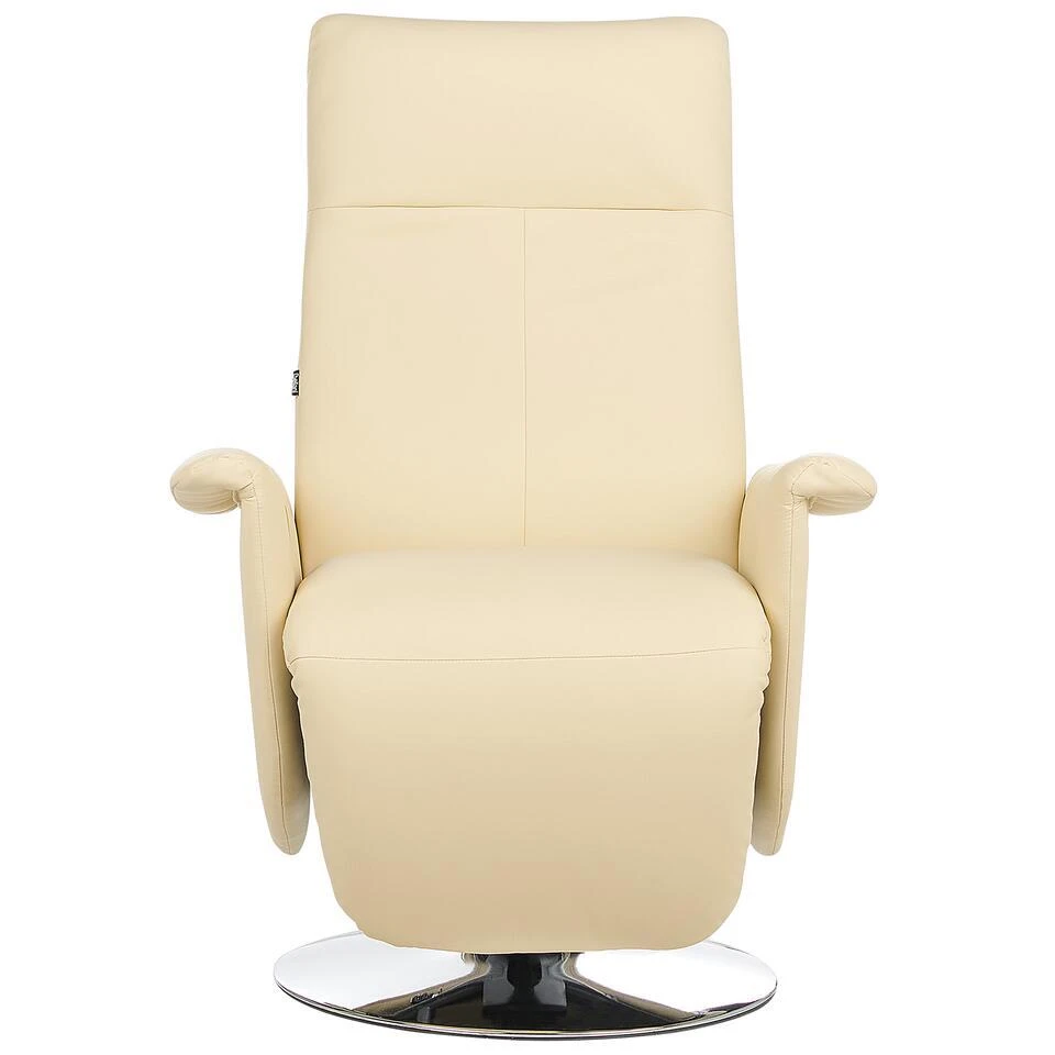 PRIME - Relaxfauteuil - Beige - Kunstleer 7 PRIME - Relaxfauteuil - Beige - Kunstleer - Afbeelding 7