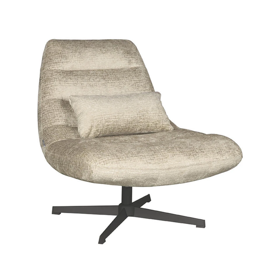 LABEL51 Fauteuil Nox - Beige - Elegance - 62 X 77cm 2 LABEL51 Fauteuil Nox - Beige - Elegance - 62 X 77cm - Afbeelding 2