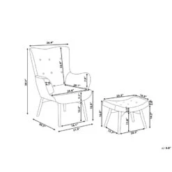 Beliani Fauteuil VEJLE - Blauw Fluweel 7 Beliani Fauteuil VEJLE - Blauw Fluweel -Leen Bakker Fauteuils cbd5b0a979364dff9aaab470dd061054