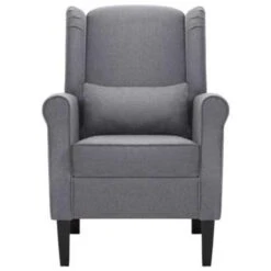 VidaXL Fauteuil Stof Donkergrijs Armstoel Stoel Fauteuils Leunstoel Zitstoel -Leen Bakker Fauteuils cec328a01c9343539585686239a64738