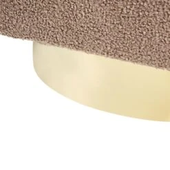 LAVIK - Fauteuil - Bruin - Bouclé -Leen Bakker Fauteuils cf9831758dc449a3a0f11c20de7ab95b