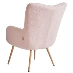 VEJLE II - Fauteuil Met Hocker - Pastelroze - Bouclé -Leen Bakker Fauteuils d07d0ac04dd84b3681ca2a813406fe90