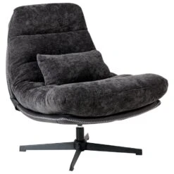 TOVIK - Fauteuil - Zwart - Stof -Leen Bakker Fauteuils d2e48555b5c748149a0f2e08776e9bfb
