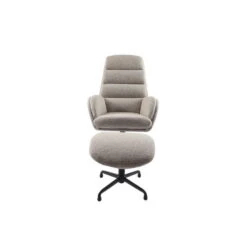 Fauteuil Bouclé Taupe/Zwart - Voetenbank - 70x77x110cm - Sifton 10 Fauteuil Bouclé Taupe/Zwart - Voetenbank - 70x77x110cm - Sifton -Leen Bakker Fauteuils d3ef74fa067442cbb8bac7d342cb2a53