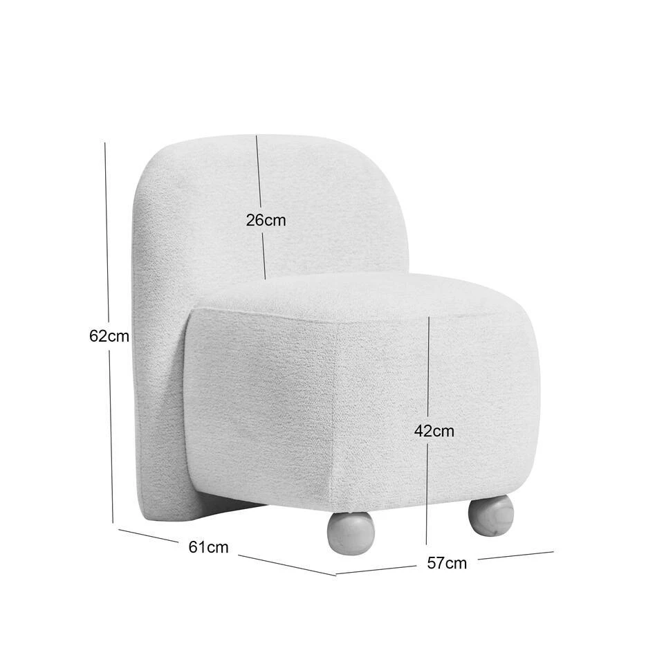 Scandinavische Salonstoel Met Houten Poten En Stof 5 Scandinavische Salonstoel Met Houten Poten En Stof - Afbeelding 5