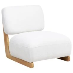 KOKKOLA - Fauteuil - Gebroken Wit - Polyester -Leen Bakker Fauteuils da7a79412c034a9192794ab48f418cba