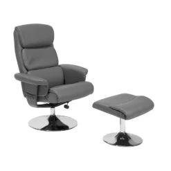 Beliani Massagestoel LEGEND - Grijs Kunstleer -Leen Bakker Fauteuils df9d50204cd14d7c9e93eab00d7aba3f