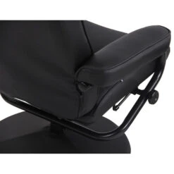 CLP Fauteuil Ennis Zwart Frame - Kunstleer - Zwart -Leen Bakker Fauteuils e0be53184b1c41719cba3562cd635f3d