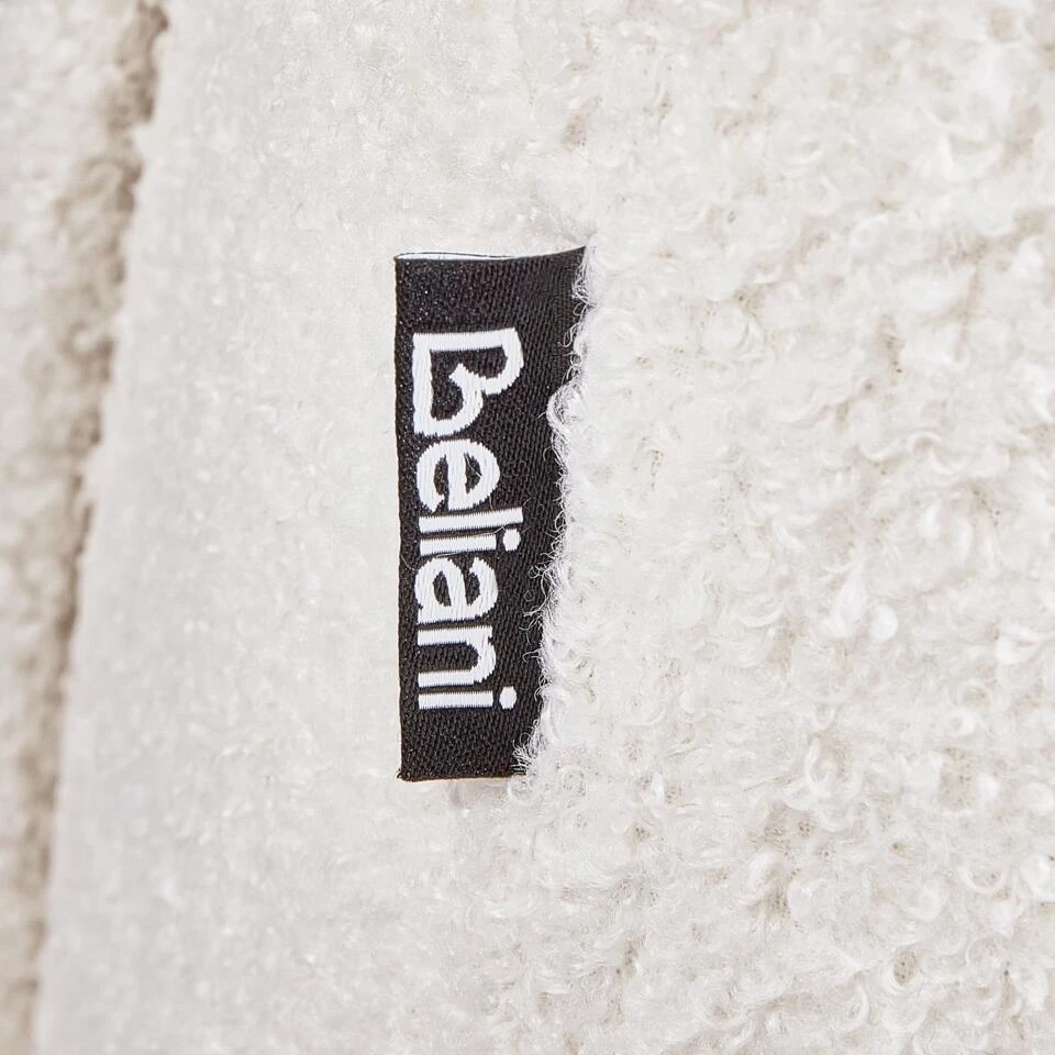 ALVESTA - Fauteuil - Wit - Bouclé 9 ALVESTA - Fauteuil - Wit - Bouclé - Afbeelding 9