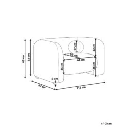 LEIREN - Fauteuil - Wit - Fluweel -Leen Bakker Fauteuils e1df5189ceed46aaa21b71ee8ba8dac5
